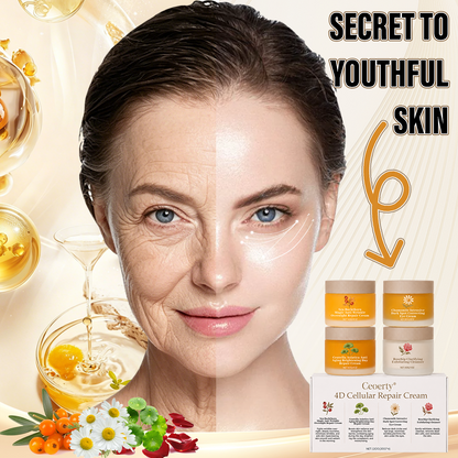 Ceoerty® 4D Cellular Repair Cream🥀✨ — Say Goodbye to Dry, Dull & Tired-Looking Skin💧, Smooth Fine Lines & Firm Mature Skin 💖, Restore a Plump Youthful Glow 📈, Daily 4D Repair ✅, Try It Now! 🔥
