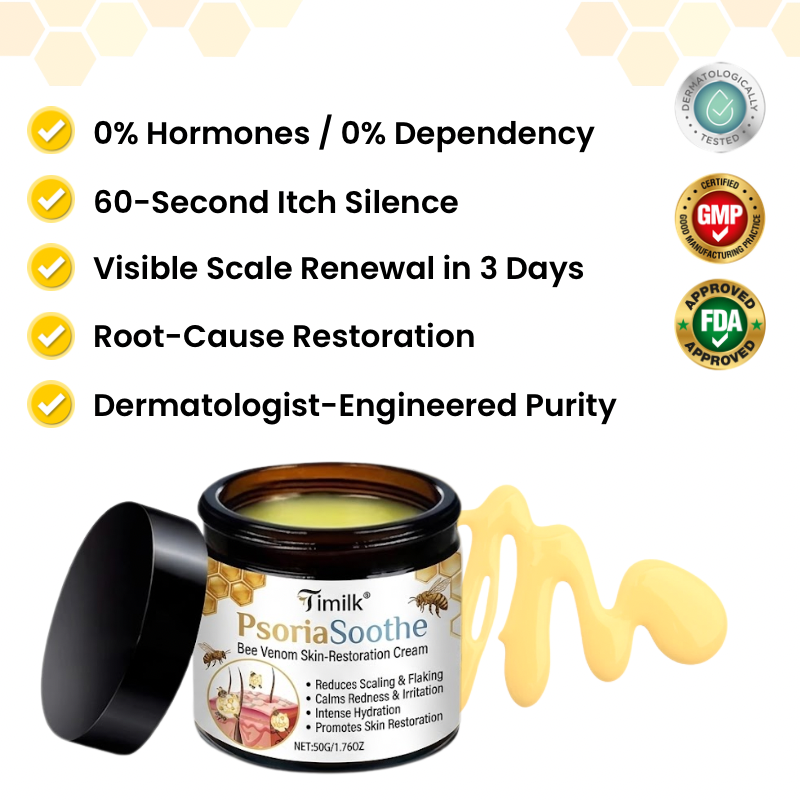 Timilk® PsoriaSoothe Bee Venom Skin-Restoration Cream 🔥