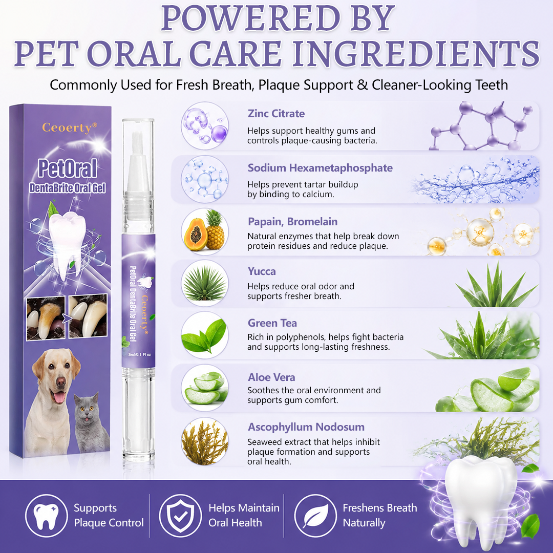 Ceoerty® PetOral DentaBrite Oral Gel