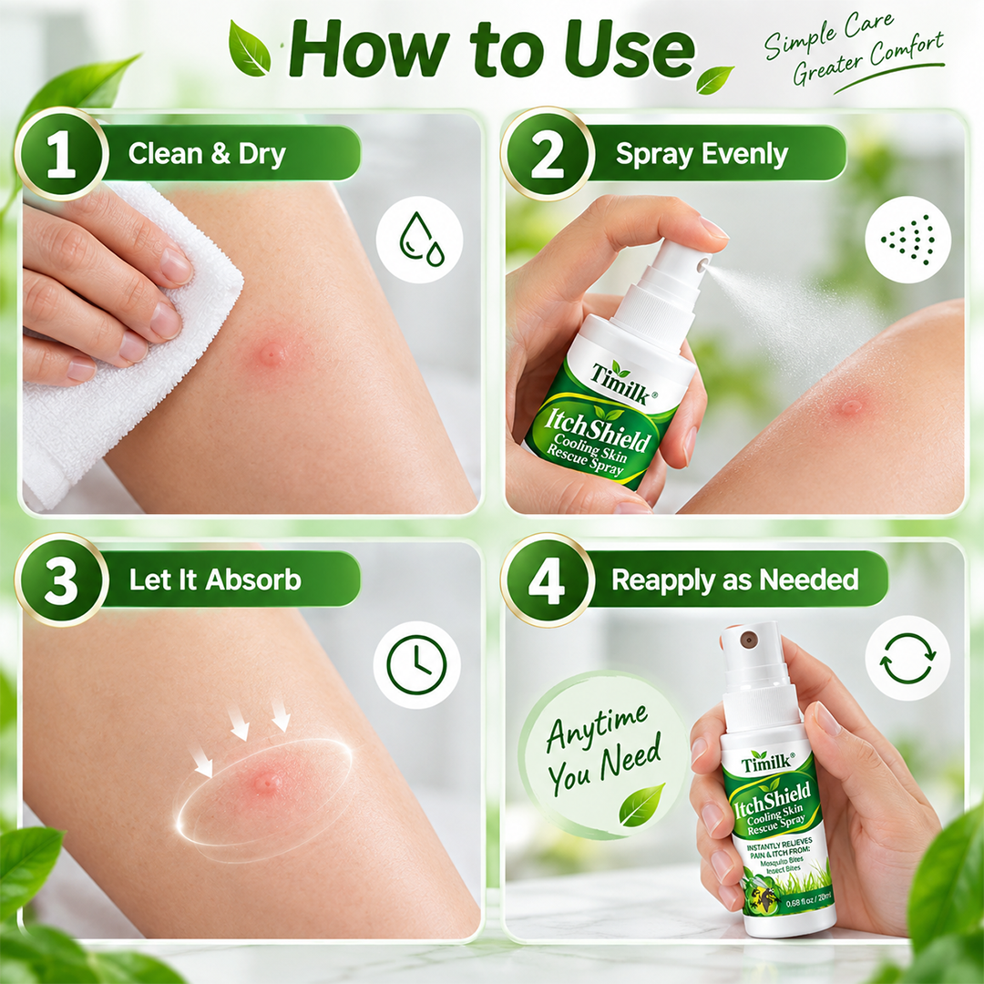 Timilk® ItchShield Cooling Skin Rescue Spray