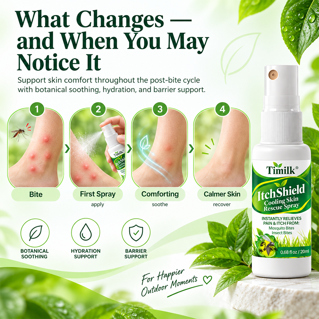 Timilk® ItchShield Cooling Skin Rescue Spray