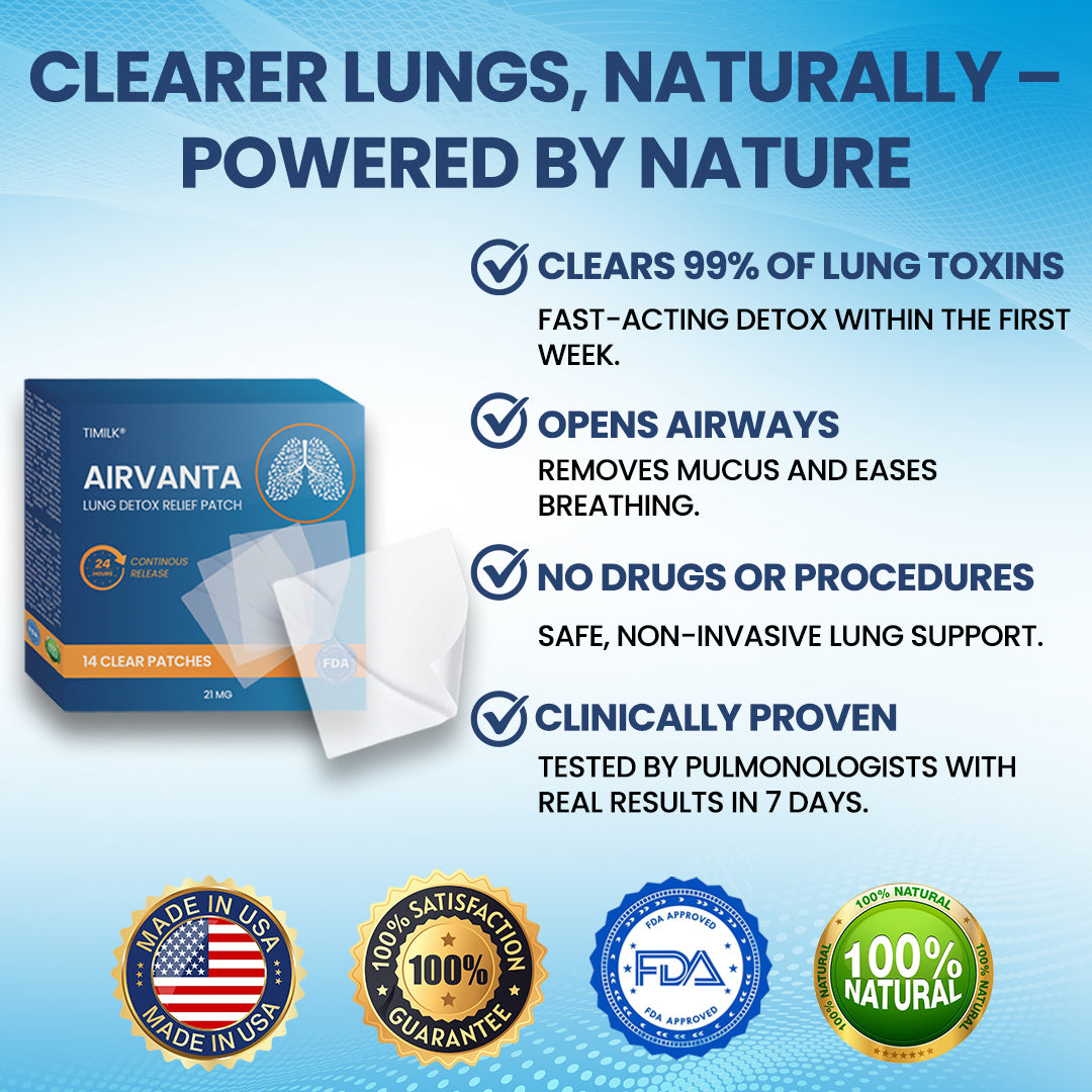 Timilk® AirVanta Lung Detox Relief Patch🔥 🔥
