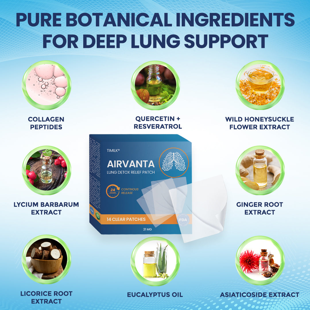 Timilk® AirVanta Lung Detox Relief Patch🔥 🔥